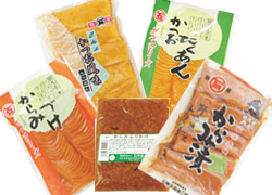 からみ漬・かつお沢庵